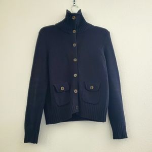 EUC Lauren Ralph Lauren Knit Cardigan Sweater Size S/M